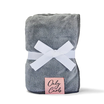 Only Curls Microfibre Hair Towel Grey